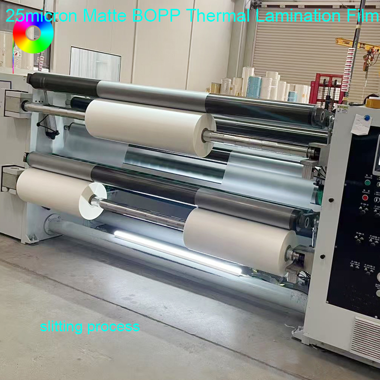 Free Sample 25micron 3inch Core Custom Width Matte BOPP Thermal Laminating Film